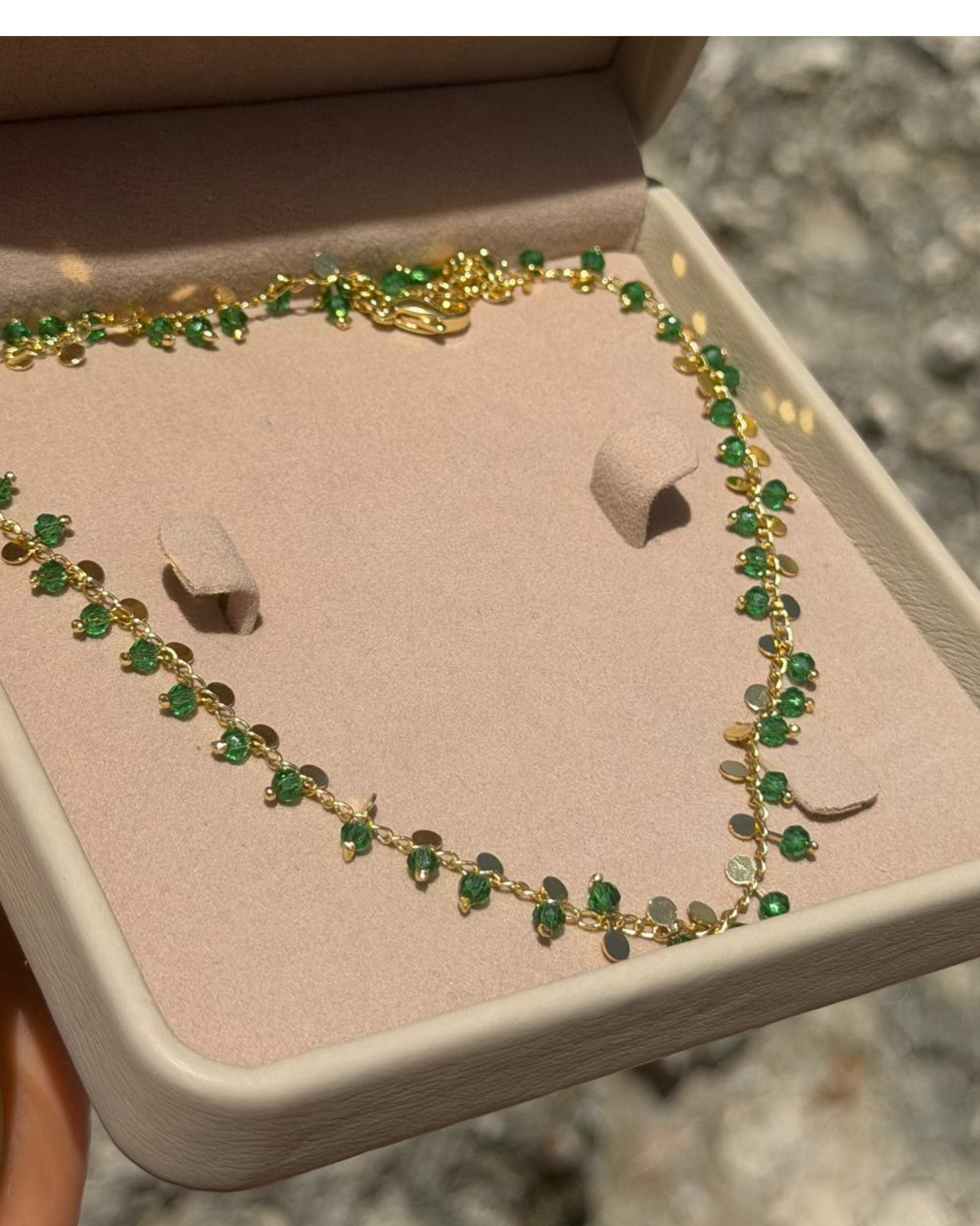 Choker Verde Esmeralda