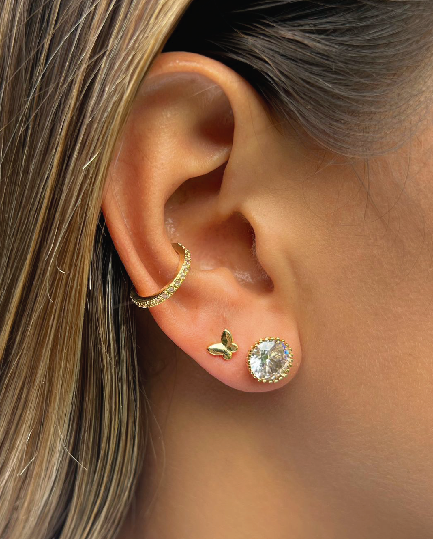 Earcuff Dorado Delgado